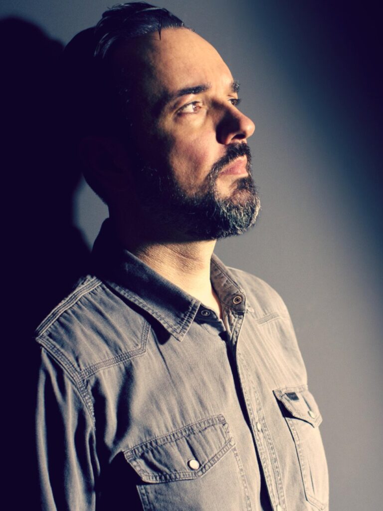 Marc Romboy bei einem Live-DJ-Auftritt, Techno-Produzent aus Deutschland.